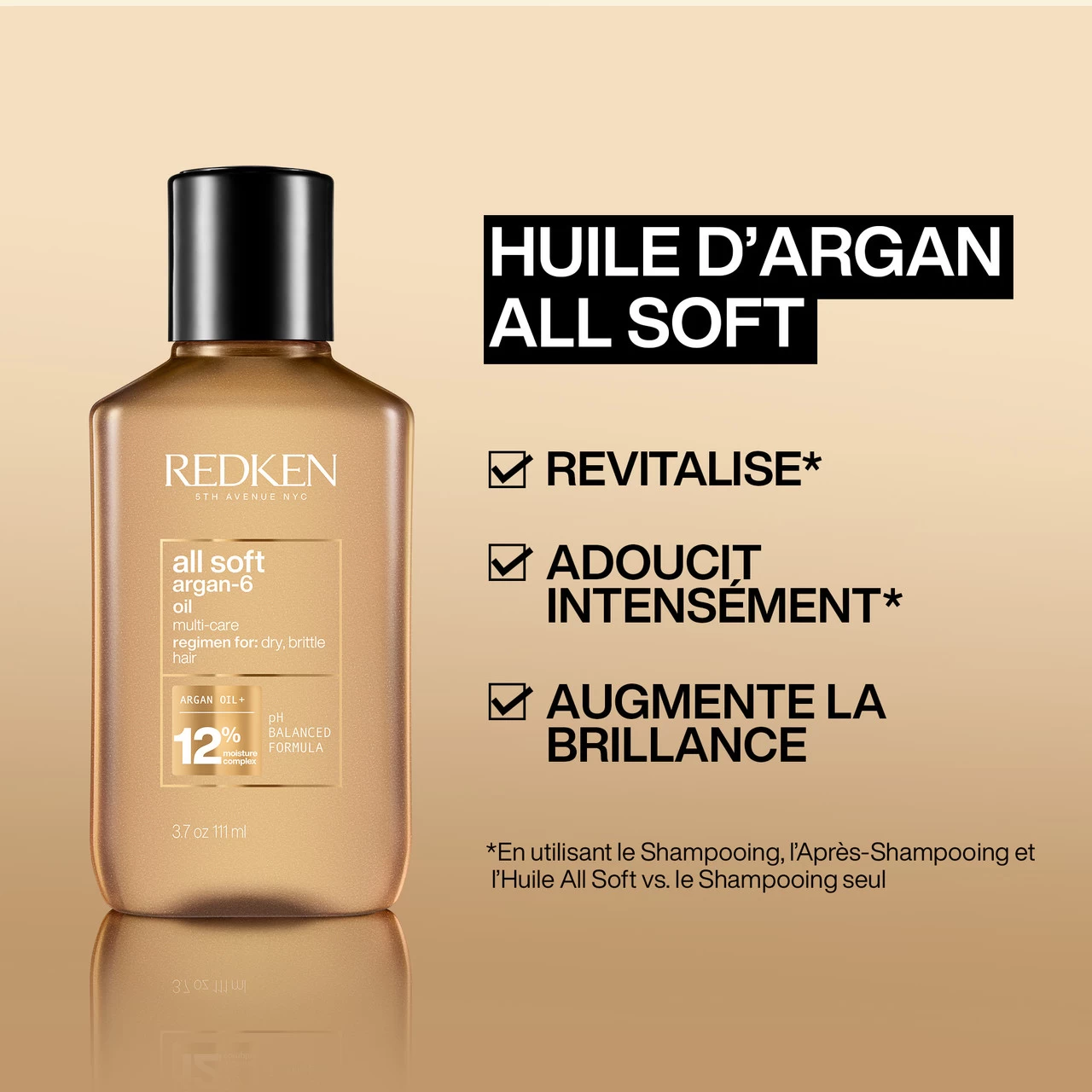 Huile D'Argan All Soft Redken 90ml 2 Huile D'Argan All Soft Redken 90ml – Image 2