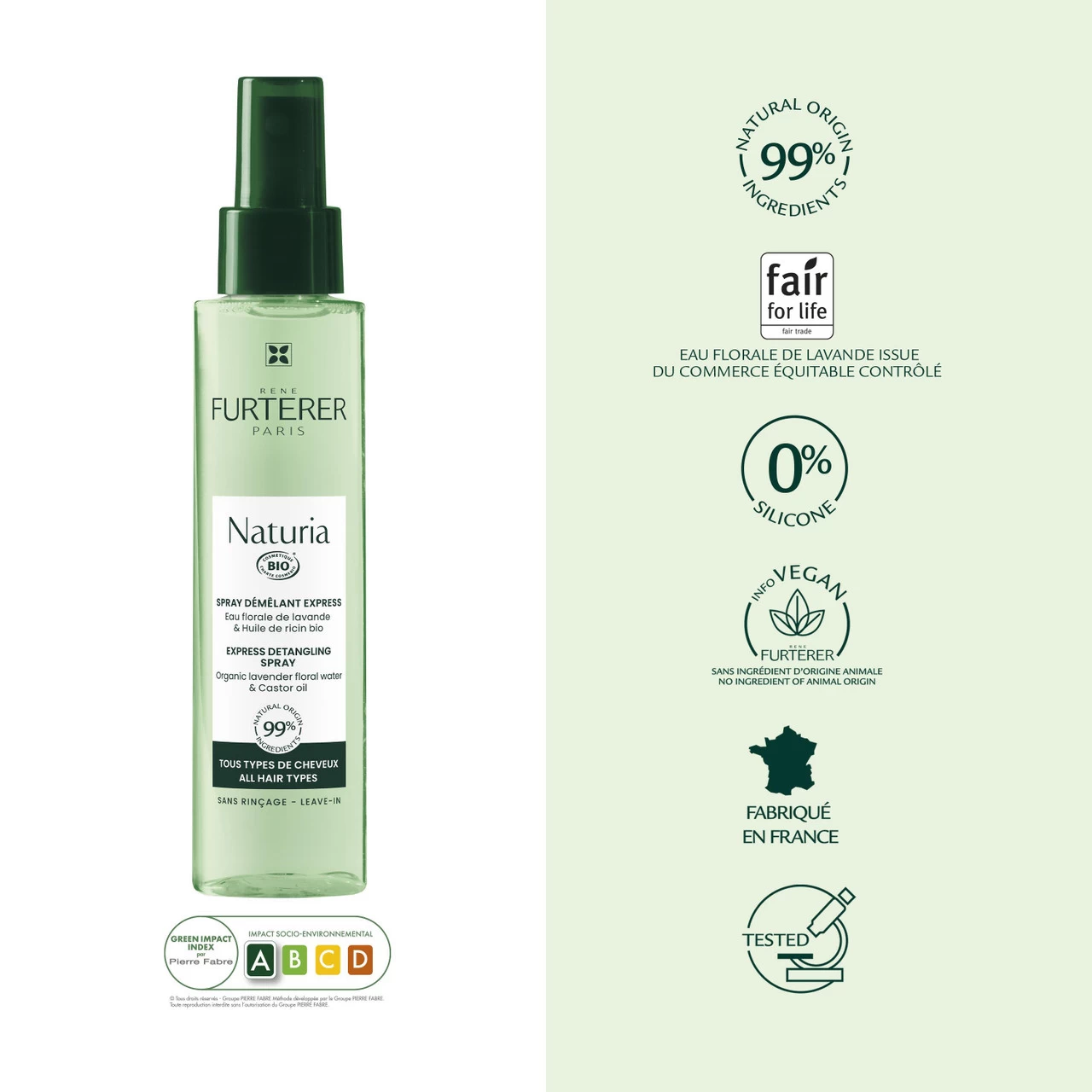 Spray Démêlant Naturia René Furterer 200ml – Image 4