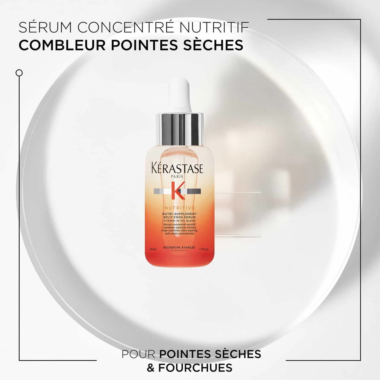 Sérum Concentré Pointes Sèches Nutritive Kérastase 50ml 2 Sérum Concentré Pointes Sèches Nutritive Kérastase 50ml – Image 2