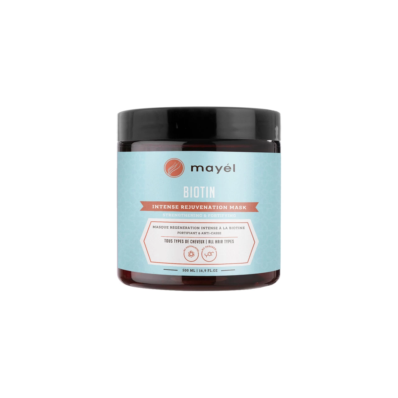 Masque Régénération Intense à La Biotine Mayel 500ml 1 Masque Régénération Intense à La Biotine Mayel 500ml