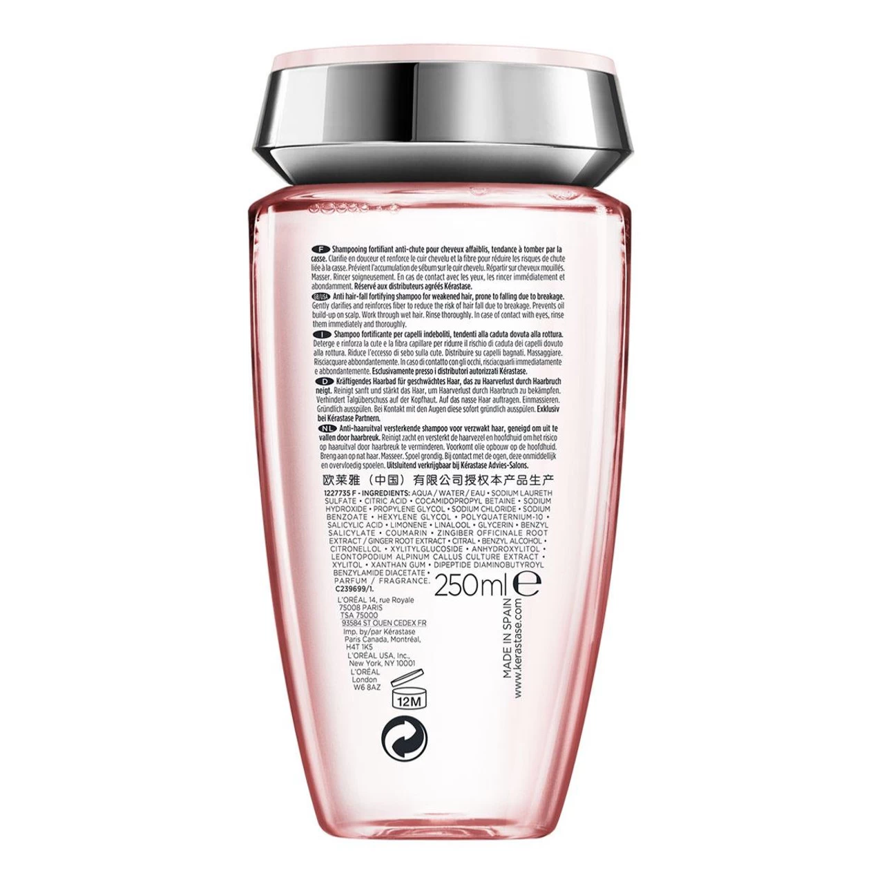 Bain Hydra-Fortifiant Genesis Kérastase 250ml 2 Bain Hydra-Fortifiant Genesis Kérastase 250ml – Image 2