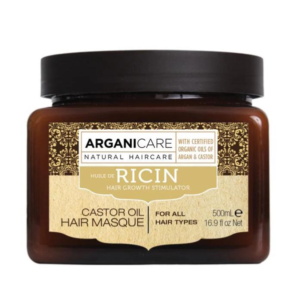 Masque Ricin Arganicare 500ml 1 Masque Ricin Arganicare 500ml