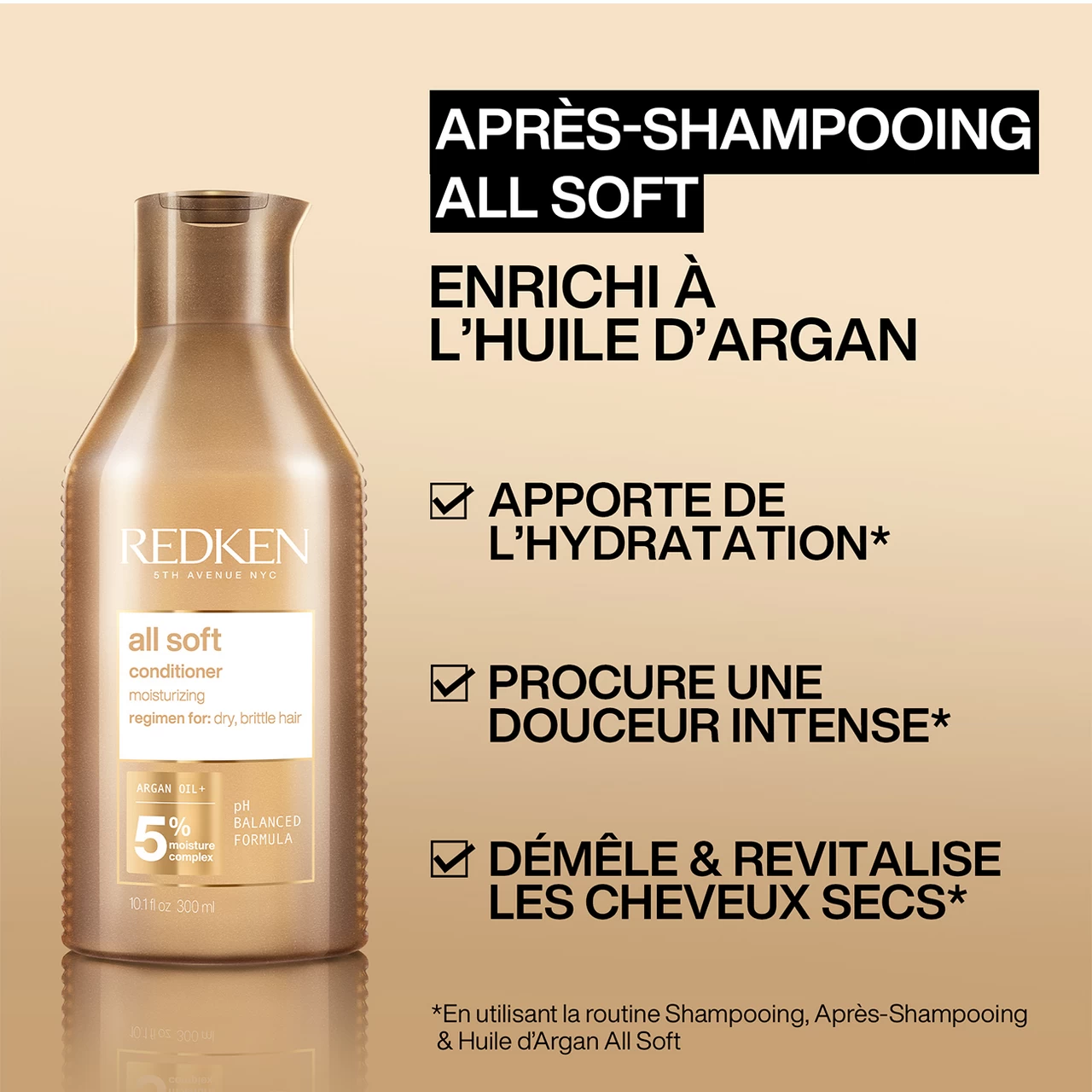Conditioner All Soft Redken 300ml 2 Conditioner All Soft Redken 300ml – Image 2
