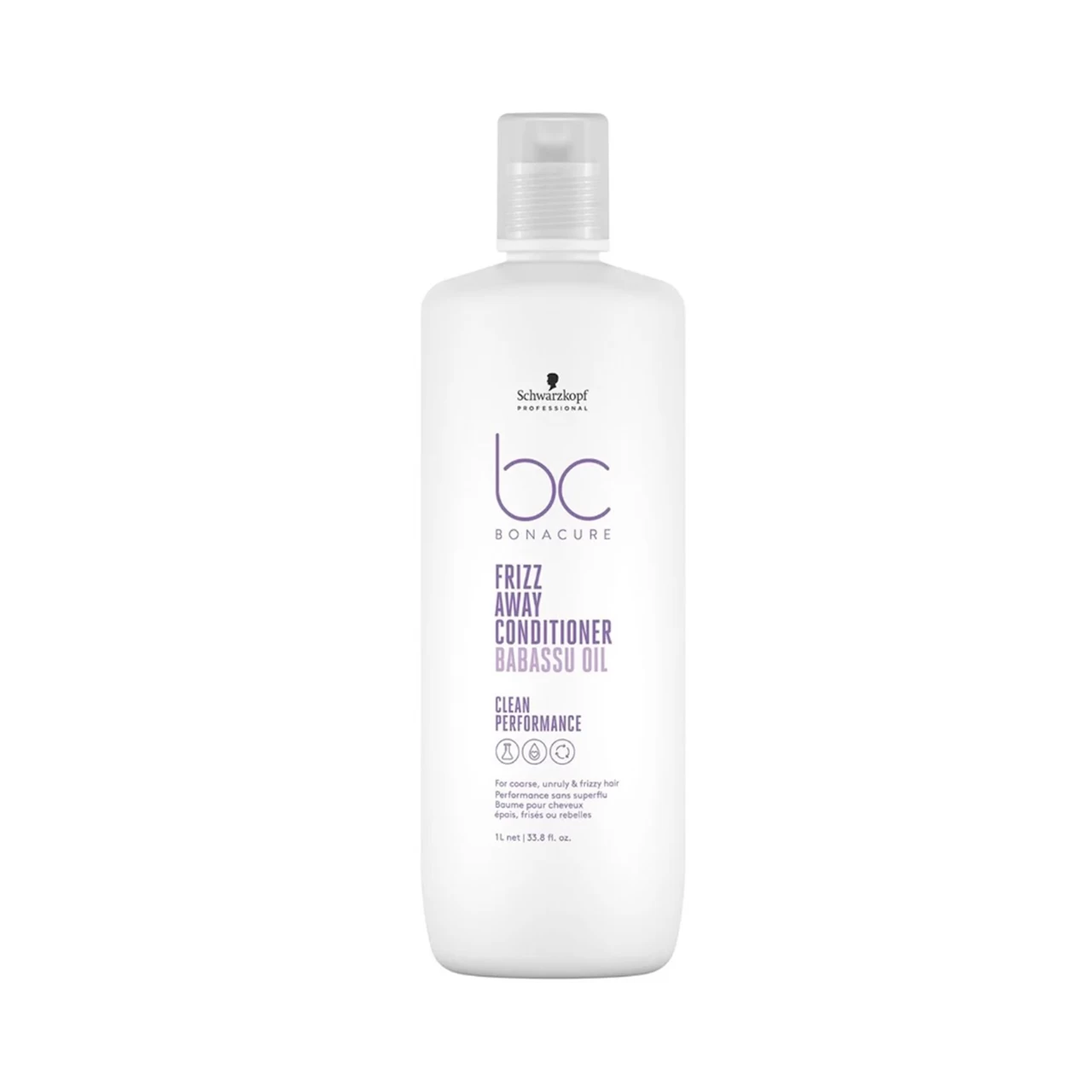 Shampoing Frizz Away Bonacure Schwarzkopf 1000ml 1 Shampoing Frizz Away Bonacure Schwarzkopf 1000ml