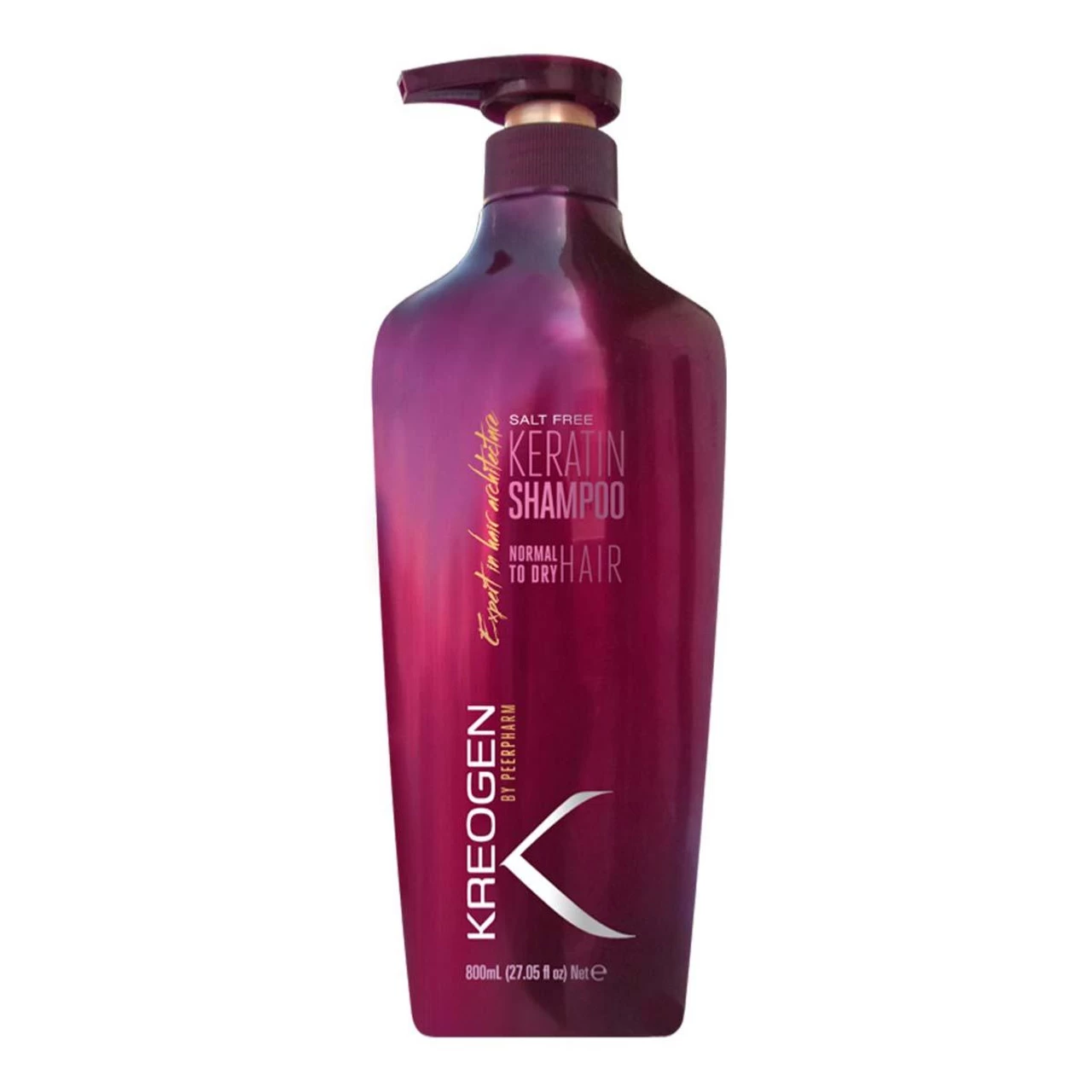 Shampooing Kératine Cheveux Normaux à Secs Kreogen 800ml 1 Shampooing Kératine Cheveux Normaux à Secs Kreogen 800ml