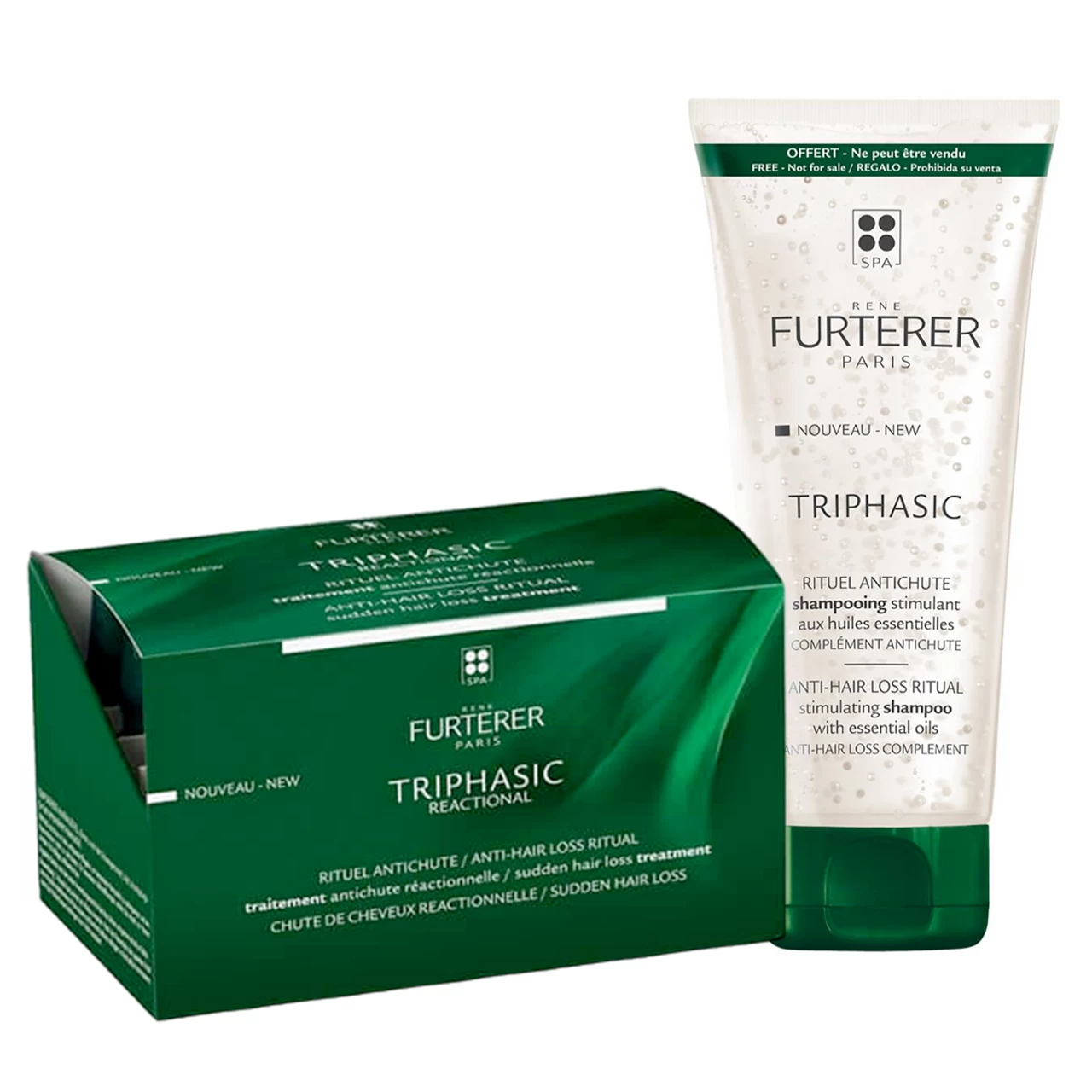 Sérum Antichute Triphasic Réactionnelle René Furterer 24x5ml 1 Sérum Antichute Triphasic Réactionnelle René Furterer 24x5ml