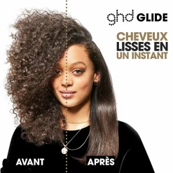 Brosse Lissante GHD Glide Collection Sunsthetic -Produits Capillaires Boutique ghd glide avant apre s 42069.1684847759