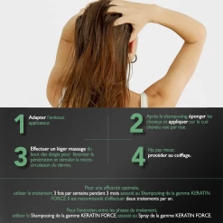 Spray Keratin Force Eugène Perma 200ml -Produits Capillaires Boutique keratin force traitement 25245.1684846786