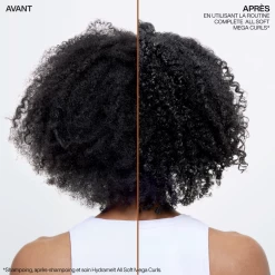 Shampooing All Soft Mega Curls Redken 300ml -Produits Capillaires Boutique rdk7 avant apre s 29482.1684847316