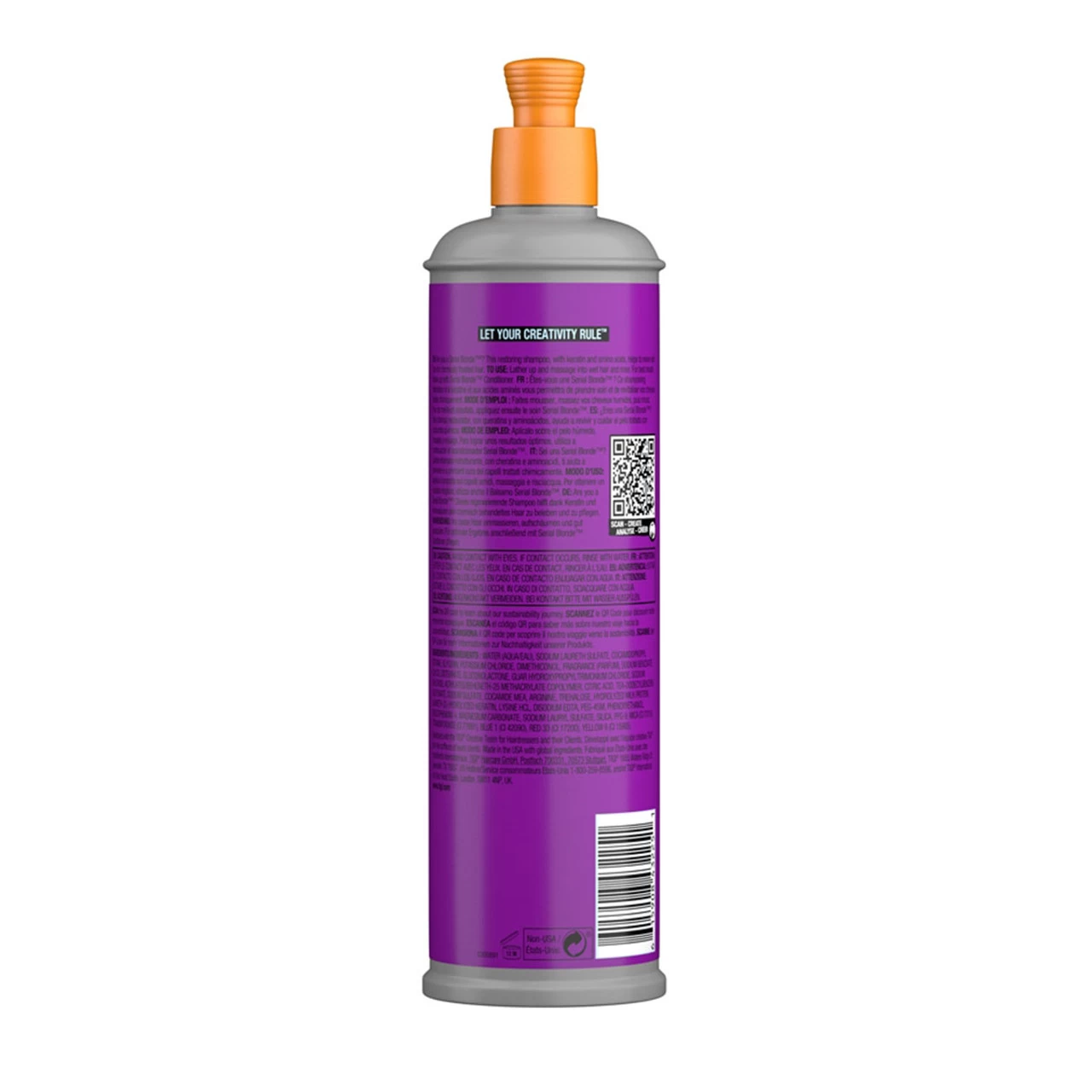 Shampooing Tonifiant Violet Serial Blonde Tigi 400ml 2 Shampooing Tonifiant Violet Serial Blonde Tigi 400ml – Image 2
